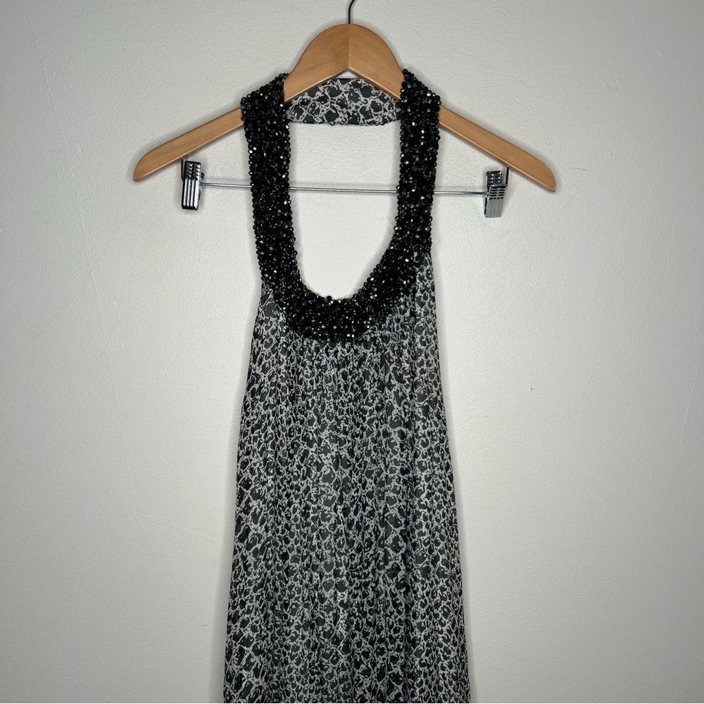 Diane Von Furstenberg Halter Silk Patterned Willemma Gown - Picture 4 of 12